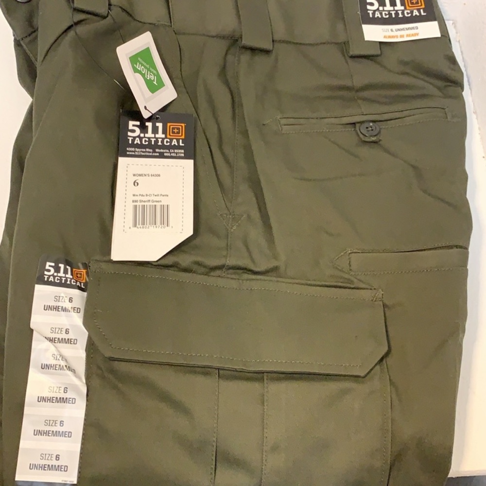 5.11 green tactical pants